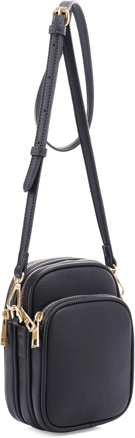 Josie Triple Zip Crossbody Bag...
