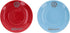 BRISA VW Collection - Volkswagen Espresso Cups Coffee-Tea-Cappuccino Set in T1 Bus Campervan Design (Bus Front/100ml/3.4 fl oz) (Set of 2 (red, bl...