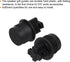 MECCANIXITY Speaker Grill Guides Plastic Ball and Socket Type 12mm Dia for Speaker Parts Accessories Pack of 4...