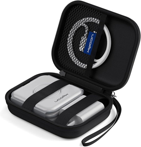 UCOMX Travel Case for 3 in 1 Wireless Charger,Hard EVA Carrying Charger Case,Portable Storage Waterproof Bag with Zipper,Soft Durable Pouch Bag fo...