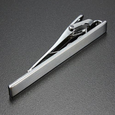Mens Formal Stainless Steel Metal Simple Necktie Tie Bar Clasp Clip Practical Decor Necktie Tie Bar Clip (Silver)...