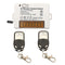 DieseRC 2 Channels Wireless Relay Remote Control Switch 433Mhz RF AC 110V 120V 220V 240V 10A Relay Receiver with 2 Transmitters Keyfob, Big Termin...
