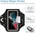 Running Armband for Samsung Galaxy S25 /S24/ S23 /S22/ S21 Ultra,S25+ S24+ S23+ S22+ S21+, Gym Workout Arm Band, with Earbuds Card Holder (Black)...