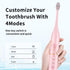 Electric Toothbrush Set, Comes with 8 Brush Heads & Travel Case,4 Modes with 2 Minutes Built in Smart Timer, One Charge for 60 Days, 42000 VPM Mot...
