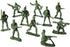 PROLOSO Toy Soliders Green Army Men Action Figures Plastic Army Men Sets Military Toys Various Poses Bulk Pack of 144...
