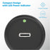 AT&T Single Port 20W USB-C Bullet Car Charger for Apple iPhone, iPad, Watch, Google Pixel, and Samsung Galaxy (Black)...