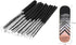 Willow Vine Sketch Charcoal Sticks Tin Box Set of 10 Compressed Assorted Artist Pencils Medium Black Students Beginners Painter Art Supplies for D...