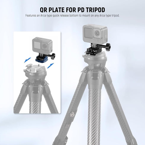 Neewer Backpack Strap Mount Adapter Kit Compatible with Peak Design Capture Clip V3 GoPro Insta360 AKASO DJI Osmo Action Camera Cage, Quick Releas...