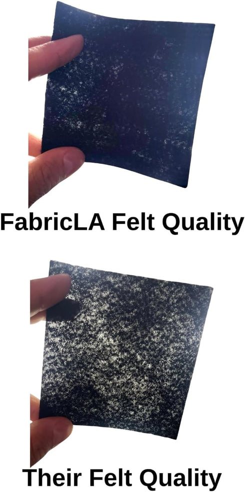 FabricLA Acrylic Felt Fabric Sheets for Crafts | Precut 9" X 12" Inch (20 cm X 30 cm) Felt Squares | Felt Fabric Sheets for DIY Crafts, Hobby, Cos...