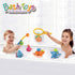 Dwi Dowellin Bath Toys Fishing Games Swimming Whales Bath Time Bathtub Toy for Toddlers Baby Kids Infant Fish Set Age 18months and up...