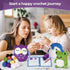Knitting kit Succulent-Crochet Kit for Beginners with Step-by-Step Video Tutorials-Knitting & Crochet Supplies for Adults with Crochet Yarn-DIY Cr...