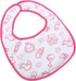Littleforbig Cotton Waterproof Adult Babydoll Bib with Adjustable Hook-and-Loop Fastener Closure Printed 2 Packs - Nursery Blue and Pink Adult Bib...