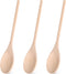 HANSGO 3PCS Long Handle Wooden Cooking Spoons, 10 Inch Long Wooden Spoons Wooden Tasting Spoons Large Cooking Spoons...