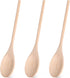 HANSGO 3PCS Long Handle Wooden Cooking Spoons, 10 Inch Long Wooden Spoons Wooden Tasting Spoons Large Cooking Spoons...