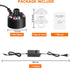 FITNATE Mist Maker, 12 LED Mister Fogger Water Fountain Pond Fog Machine Atomizer Air Humidifier, ultrasonic Mist fogger with Splash Guard, Perfec...