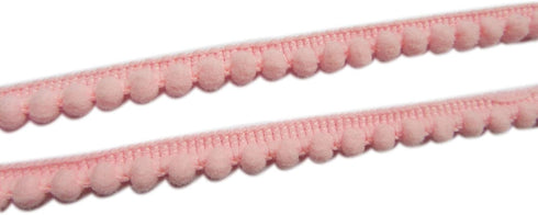 YYCRAFT 10 Yards 3/8" Wide Tiny Pom Pom Ball Fringe Trim DIY Craft Sewing Accessory for Home Curtain Clothes Pillow Decoration(pom Size 5mm,Light ...