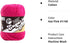 New in 2017 Lily Sugar 'n Cream Solids 100% Cotton Yarn ~ 2.5 oz. Skeins (Hot Pink #1740)...