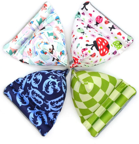 Fabric Phone Stands, Phone Pillow Holder for iPhone X iPhone 13, Handmade Phone Bean Bag Cushion for Desk (Colorful)...