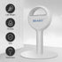 Handheld Bladeless Mini Fan, Portable Hand Fan, Rechargeable Small Pocket Fan, Battery Operated Personal Fan for Indoor Outdoor Travelling (White)...