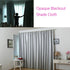 Blackout Drapery Shade Fabric Black and Silver 100 Percent Shading Light Waterproof Sunshade Cloth Light Weight (1Yard)...