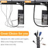 Black Spiral Winding Cable Management Pipe Wire Wrap Line Coiled Tube, Flexible Cord Covered Protective Bundler Sleeve Hose for Office, Computer, ...