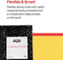 School Smart Hard Cover Ruled Composition Book, 150 Sheets, 9-3/4 x 7-1/2 Inches - 086769...