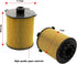2Pcs Oil Filters Fit for Volvo XC90 C60 S90 2015-2020 Replace 31372212, 32140029...