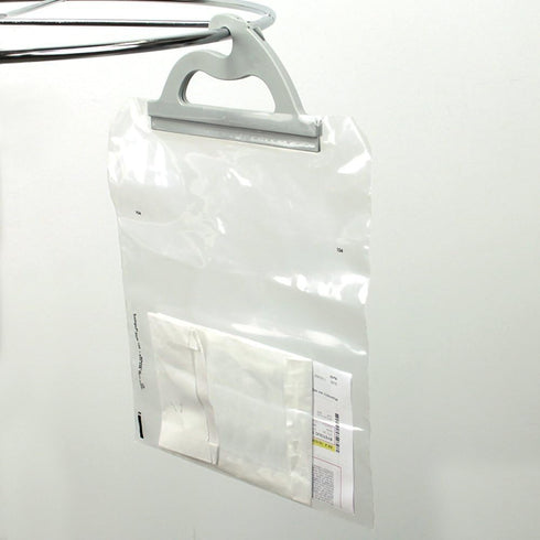 Monaco Hanging Storage Bags, 10-pack of 12 x 9-inch Clear Plastic Bags for Classroom, Library, and Pharmacy Use...