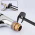 2Pcs Multifunctional Sink Wrench, Basin Wrench Faucet Wrench, Universal Under Sink Wrench Faucet Tool, Faucet Hose Spanner Sink Basin Wrench Four-...