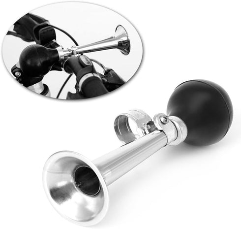 Bike Accessories, Cycling Retro Metal Air Horn Hooter Bugle Trumpet Honking Bulb...