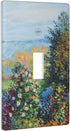 Summer Landscape 1 Gang Light Switch Cover Single Toggle Wall Plate Outlet Cover Decorative Faceplate Electrical Switchplate Home Decor 4.5" X 2.7...