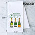 PXTIDY Champagne Dish Towel Engagement Gift Wedding Gift Housewarming Party Champagne Tea Towel Anytime Is Champagne Time (Anytime is Champagne ti...