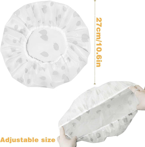 2Pcs Bowl Covers, Bread Proofing Cover Reusable Bowl Covers for Bread Proofing, Bread Cover for Rising Adjustable Elastic Bowl Covers, Bowl Covers...