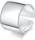 14mm Wide 925 Sterling Silver Plain Big Adjustable Open Finger Ring Cuff Thumb Ring Band Fits US Size 5-7...