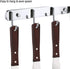 4PCS Cake Decorating Icing Spatula set with 4, 6, 8 & 10 Inch Stainless Steel Blade, Wood Handle Frosting Spatulas and Cake Stripping Tool (Straig...