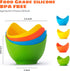 Egg Poacher - Poached Egg Cooker with Ring Standers, Food Grade Non Stick Silicone Egg Poaching Cup for Microwave or Stovetop Egg Poaching, with E...