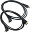 Seadream Angled Micro HDMI to HDMI Cable 2Pack 5Feet 1.5M 90 Degree Angled Micro HDMI Male to HDMI Male Cable (2Pack Each of Left and Right)...