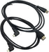 Seadream Angled Micro HDMI to HDMI Cable 2Pack 5Feet 1.5M 90 Degree Angled Micro HDMI Male to HDMI Male Cable (2Pack Each of Left and Right)...