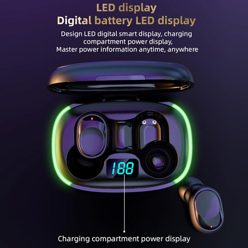 2024 New Version True Wireless Bluetooth Earbuds in-Ear Headphones Headset with Charging Case Compatible with Apple & Android, Dual Connect, Built...