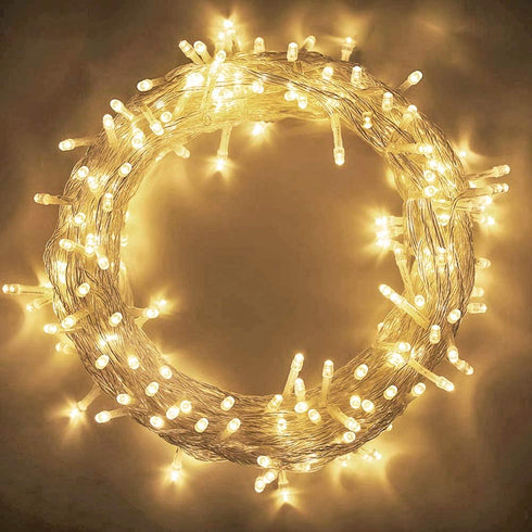 98FT 200 LEDs String Lights Waterproof Fairy Lights 8 Modes with Memory 30V UL Certified Power Supply for Home, Garden, Wedding, Party, Christmas ...