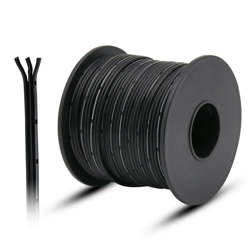 30AWG Electrical Wire Cable?49.2FT 3 Conductors Black Cable Stranded Tinned Copper Wire Widely Used in The Electronics Industry...
