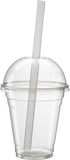 Clear Jumbo Smoothie Straws, Clear Disposable Wide-mouthed Large Milkshake Straws 9'' Inches High/Tall 100 pack...
