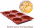 JOERSH 2-PK Silicone Egg Molds Non-Stick 3" Round Muffin Top Baking Pans, Egg Molds for Breakfast Sandwiches, Corn Breads, Whoopie Pies, Shortcake...