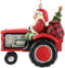 Jim Shore Country Living Santa Driving Tractor Christmas Ornament 6009132...