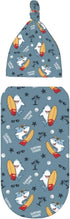 Cool Shark Tree Newborn Swaddle Blankets Hat Sets Soft Baby Receiving Blanket Swaddle Sack for Baby Shower Infant Boy Girl Gift...