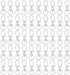 50 pcs Swivel Clasps Lanyard Snap Hook,cnomg Metal Swivel Lanyard Snap Hook Lobster Claw Clasp (White)...