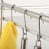 Chrome Finish Steel S hook Cookware Universal Pot Rack Hooks Sturdy Hanging Hooks - Multiple uses for Kitchenware, Pots, Utensils, Plants, Towels ...