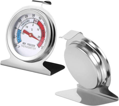 6PCS Refrigerator Freezer Thermometer - Refrigerator/Freezer/Fridge Temperature Cooler - Classic Series Large Dial Thermometer (6)...