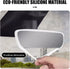 1 PC Car Rearview Mirror Protective Cover, Silicone Stretchable Snug Fit Interior Rearview Mirror Decoration, Shockproof Anti-collision Mirror Pro...