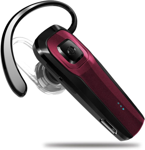 Bluetooth Earpiece, M26 Bluetooth Headset Handsfree Wireless Headphone with Noise Cancelling and Microphone Compatible for Android iPhone Cell Pho...
